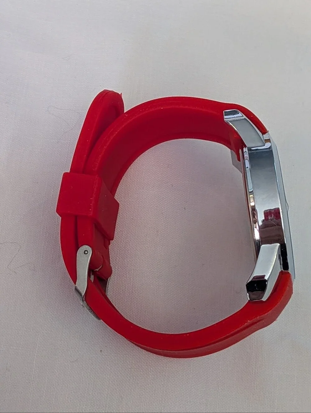 Strada Red Silicone Strap Men’s Watch